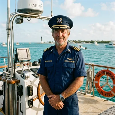 Captain Marcus Vance, USCG Master 50-Ton Near Coastal